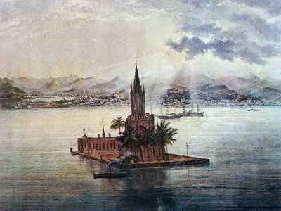 Panorama der Bucht von Guanabara von Nicola Antonio Facchinetti